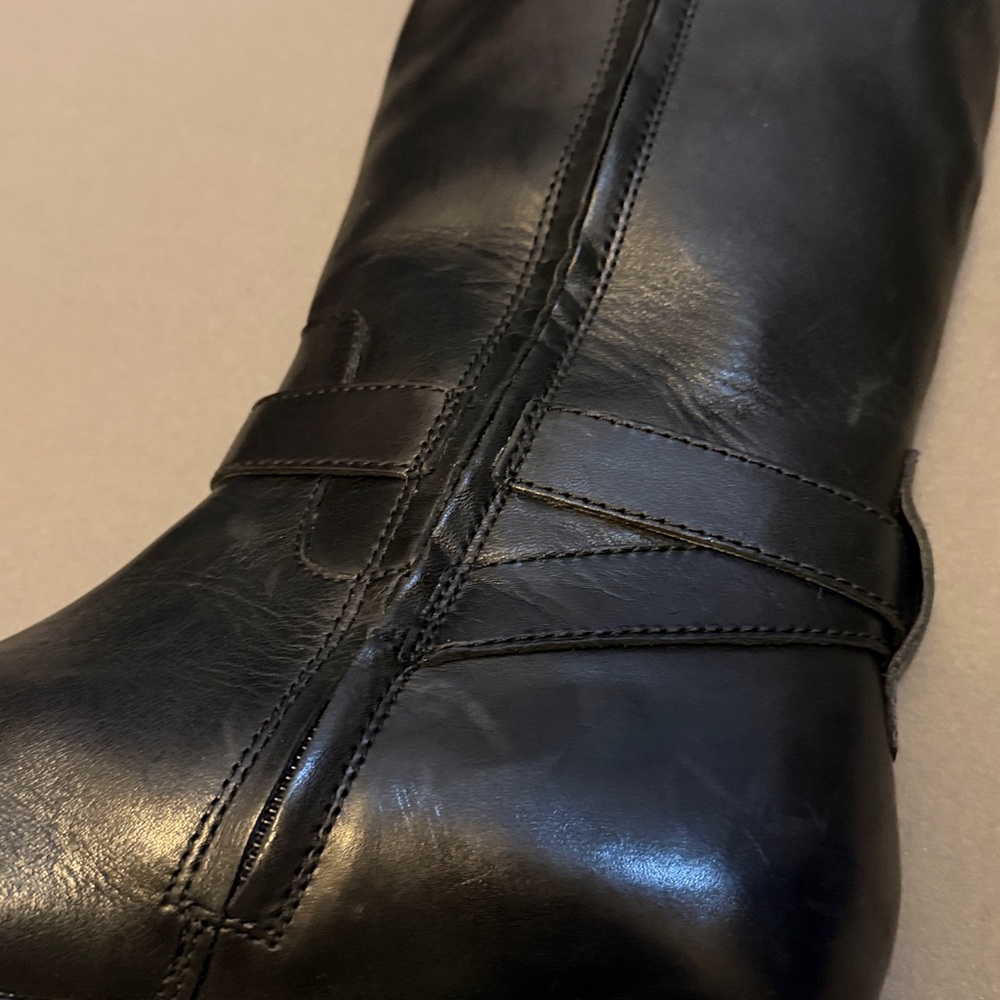 Ralph Lauren Women's Brittaney Leather Riding Boots - Picture 11 of 13